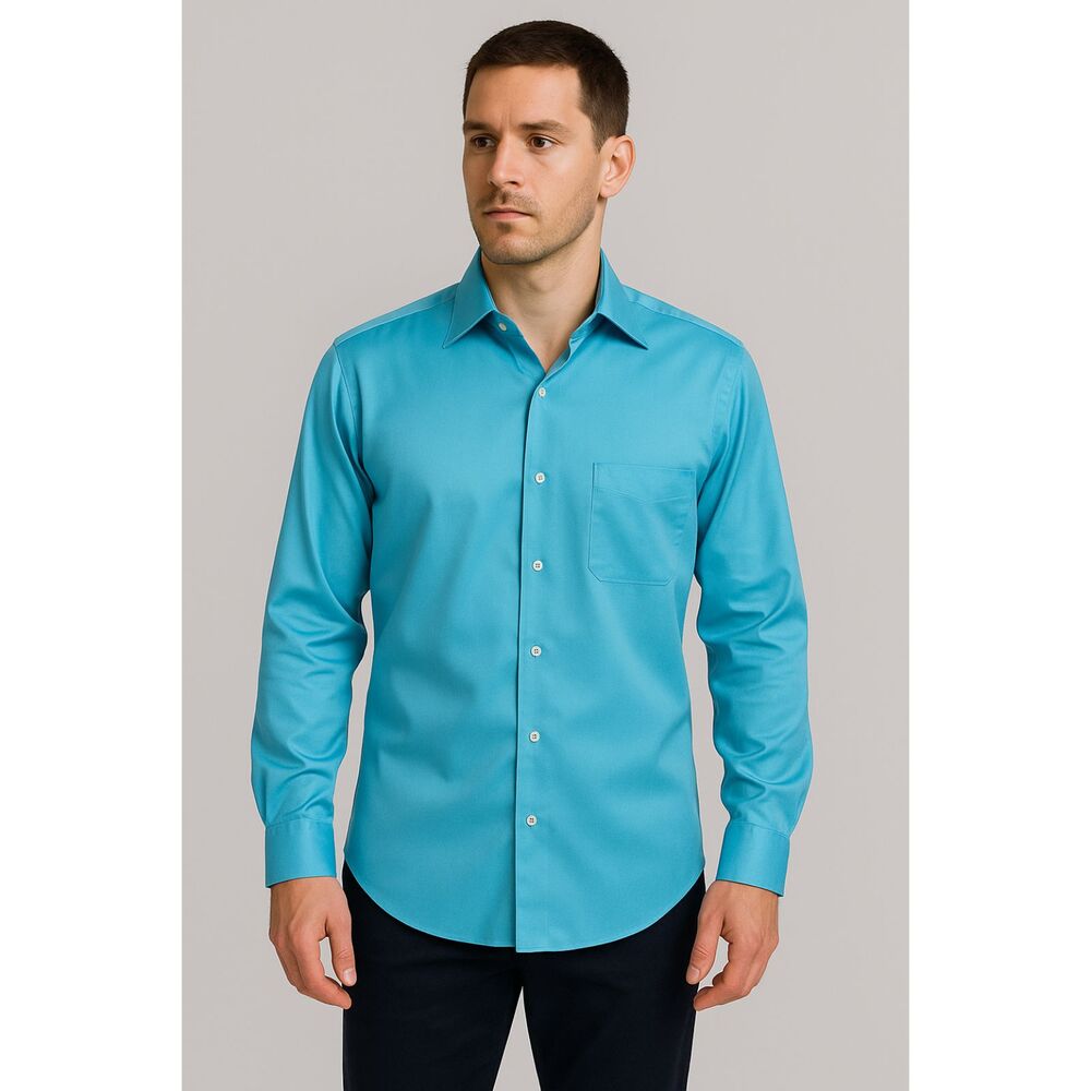 Michael Kors Men's Non Iron Cotton Dress Shirt 16.5